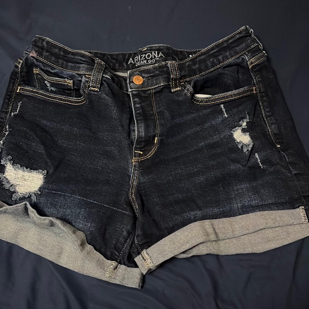 Size 13 ripped Jean shorts